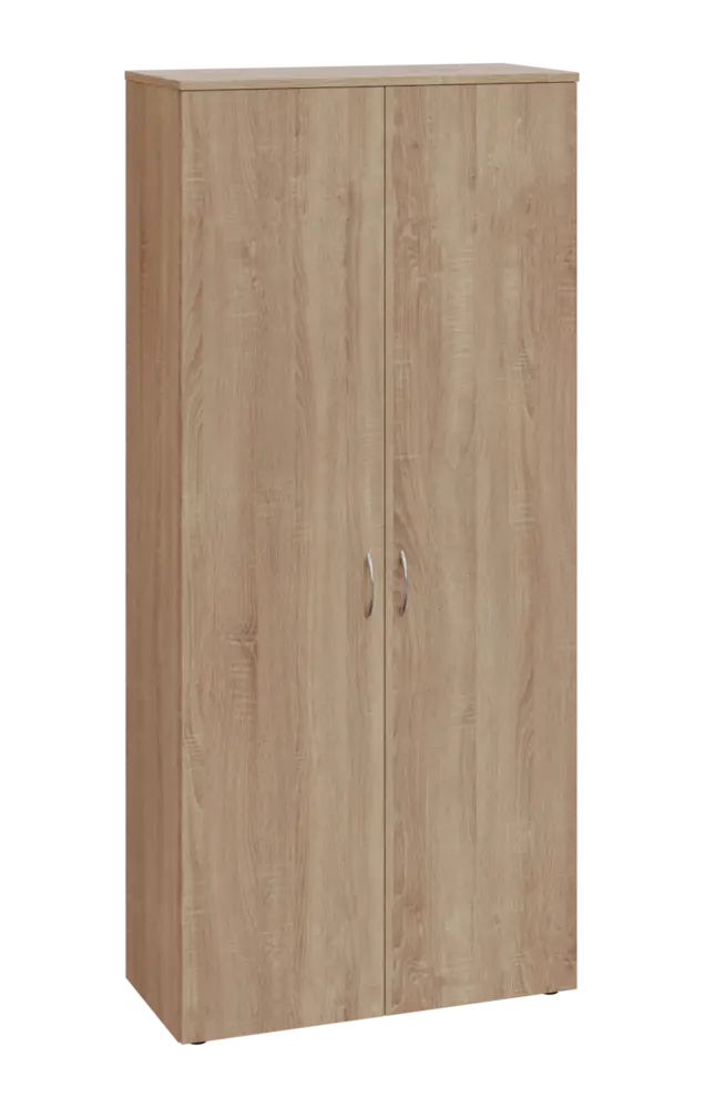 CSRP 5 - 81 šatní skříň, 2-dveřová, výsuvné ramínko, 1800x800x400, dub bardolino